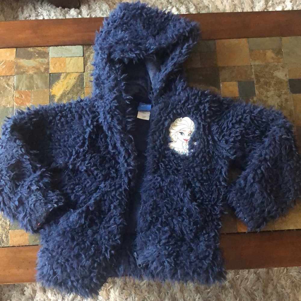 Disney Furry Zio-Up Hoodie Frozen Elsa - 4